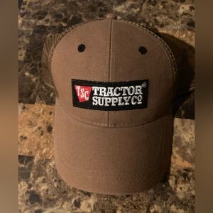 TSC Tractor Supply Co. western trucker style baseball cap Hat Mesh Back